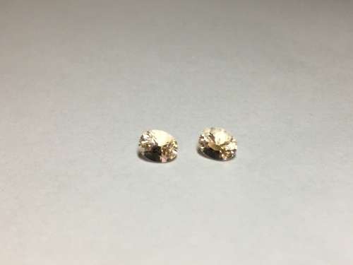 0,80CT STUNNING SPARKLE!! AAA+ NATURAL MORGANITE OVAL PAIR VVS